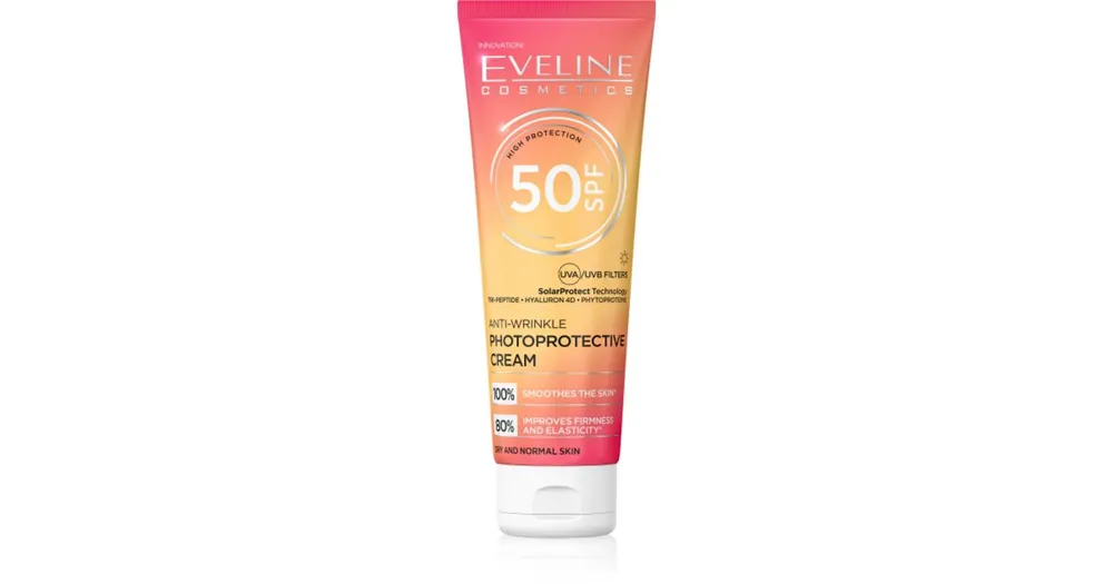 Kedvezmény Eveline CosmeticsFotoochronny Krem SPF 50 ránctalanító krém
