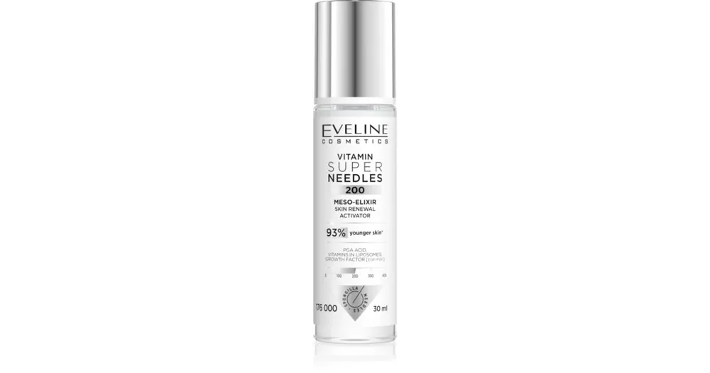 Különleges ajánlat Eveline CosmeticsVitamin Super Needles 200 aktiváló a bőrsejtek megújulásáért