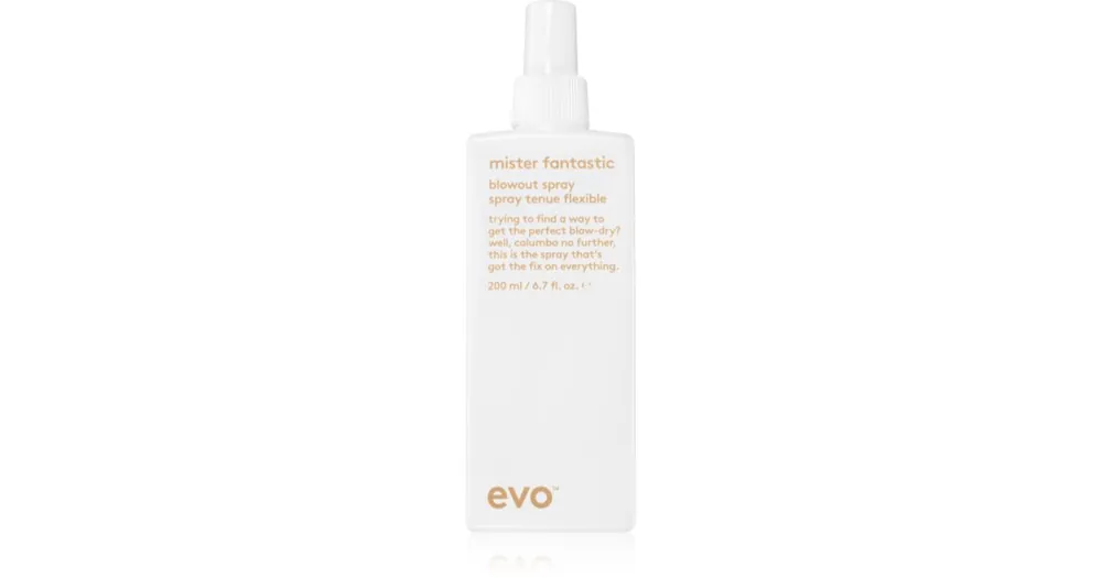 Azonnali szállítás EVOMister Fantastic Blowout Spray védőspray a haj gyors kifújásához