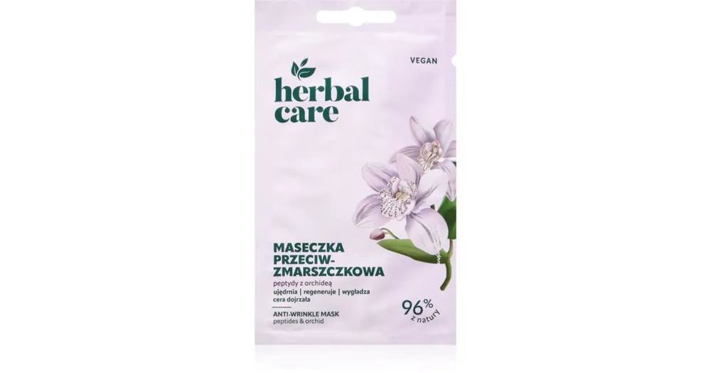 Végkiárusítás FarmonaHerbal Care Peptides & Orchid Ránctalanító arc maszk