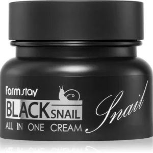 Legkelendőbb FarmstayBlack Snail All-In One tápláló arckrém csiga kivonattal