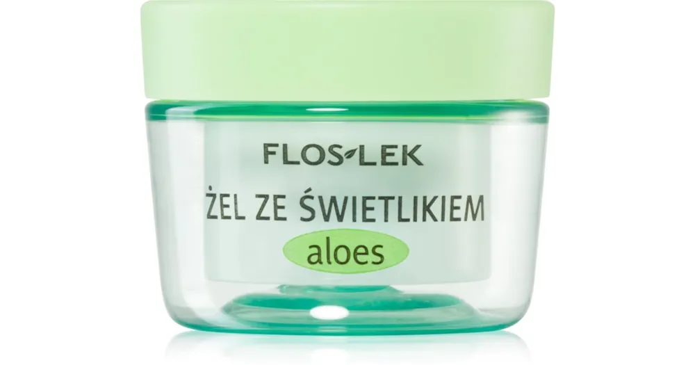 Floslek LaboratoriumEye Care szemkörnyék ápoló gél szemvidítóval és aloe verával Expressz szállítás