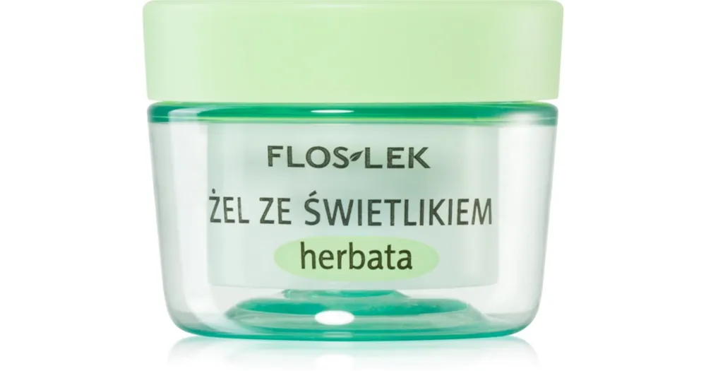 Floslek LaboratoriumEye Care szemkörnyék ápoló gél szemvidítóval és zöld teával Árcsökkenés