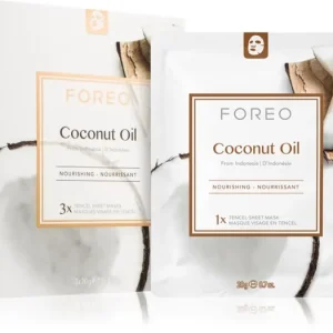 Prémium FOREOFarm to Face Sheet Mask Coconut Oil tápláló gézmaszk