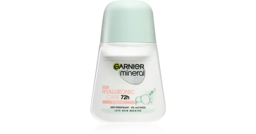 Korlátozott ajánlat GarnierMineral Hyaluronic Care golyós dezodor roll-on 72 óra