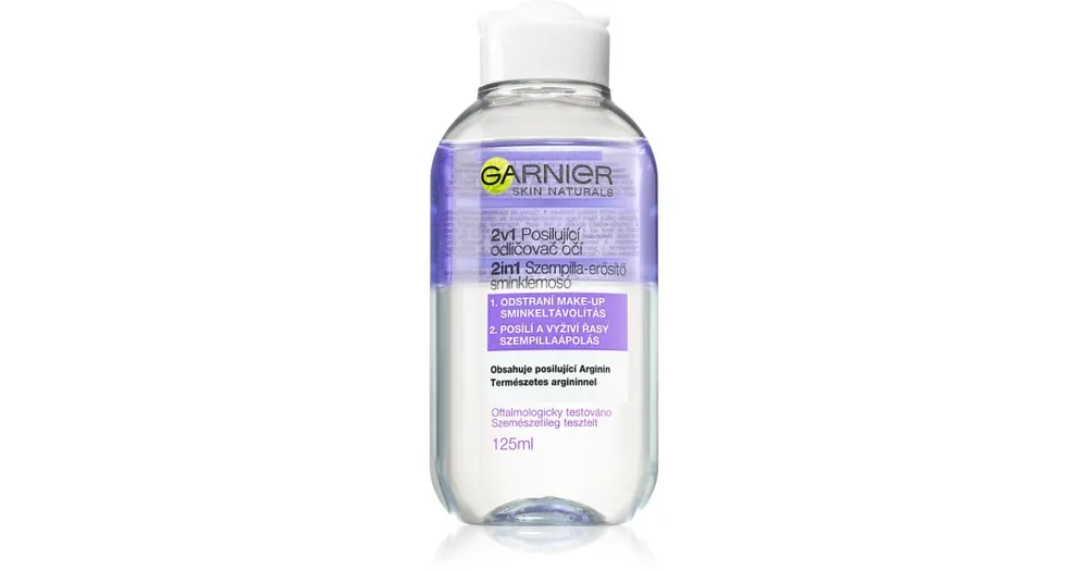 GarnierSkin Naturals 2 az 1-ben szempilla-erősítő sminklemosó Legnépszerűbb