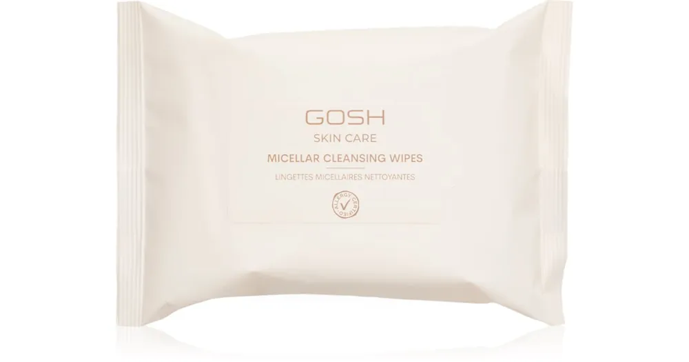 Szuper akció GOSH COPENHAGENSkin Care Micellar tisztító és sminklemosó törlőkendők