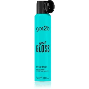 Olcsó got2bgot Gloss Shine Finish hajfényspray a hajformázáshoz, melyhez magas hőfokot használunk
