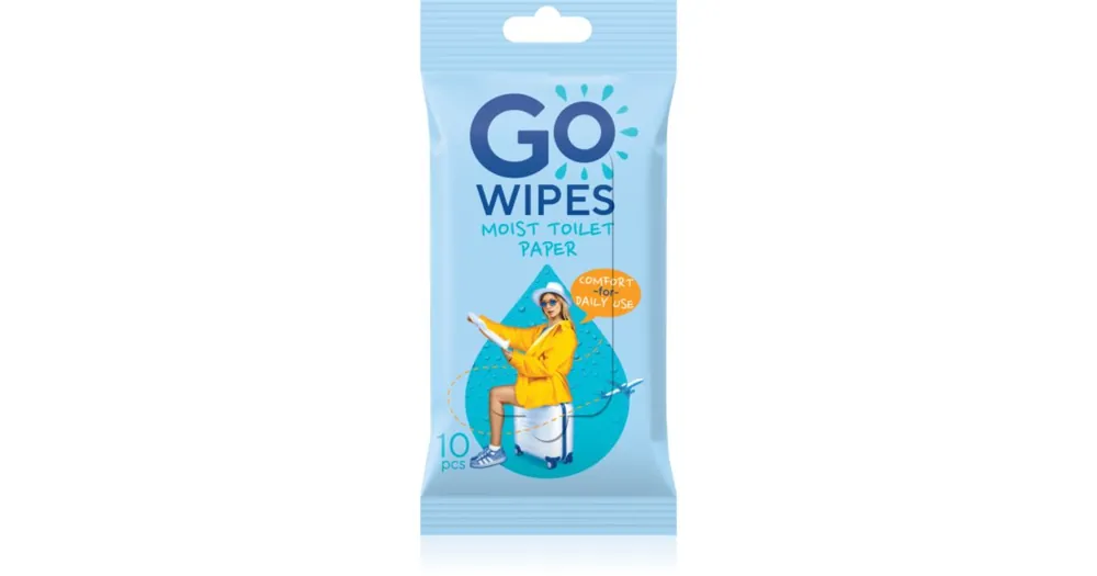 Biztonságos fizetés GoWipesComfort nedves WC papír