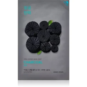 Holika HolikaPure Essence Charcoal aktív szén tartalmú tisztító gézmaszk Prémium