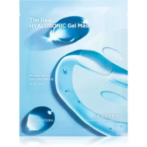 Holika HolikaThe Real Hyaluronic Gel Mask hidratáló gézmaszk géles textúrájú Olcsó