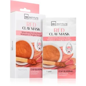 Végkiárusítás IDC InstituteRed Clay Mask hámlasztó maszk