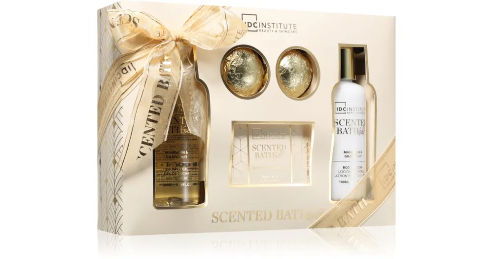 Expressz szállítás IDC InstituteScented Bath Gold ajándékszett hölgyeknek