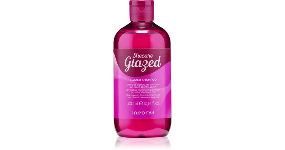Legnépszerűbb InebryaShecare Glazed Shampoo élénkítő sampon a fénylő és selymes hajért