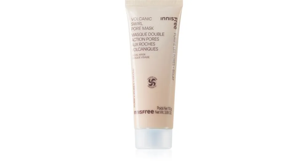 Kiárusítás innisfreeVolcanic Swirl Pore Mask agyagos maszk hidratálja a bőrt és minimalizálja a pórusokat