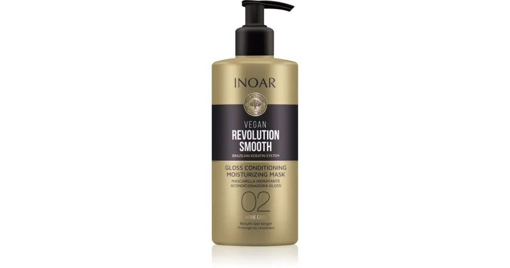 Biztonságos fizetés INOARVegan Revolution Smooth hidratáló kisimító maszk hajra