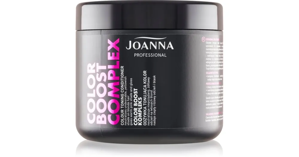 Korlátozott ajánlat JoannaColor Boost Complex hidratáló kondicionáló sárga tónusok neutralizálására