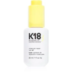 K18Molecular Repair Hair Oil tápláló száraz olaj a sérült, töredezett hajra Legnépszerűbb