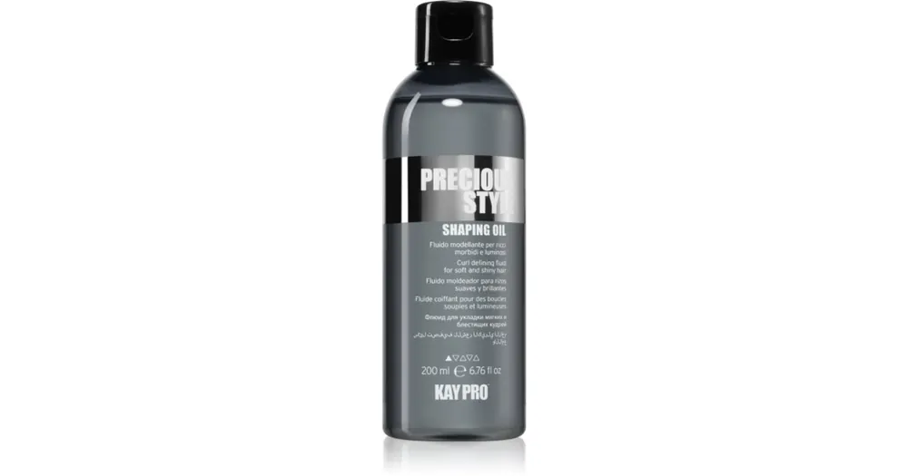 KayproPrecious Style Shaping Oil hidratáló fluid a hullámos és göndör hajra Alacsony ár