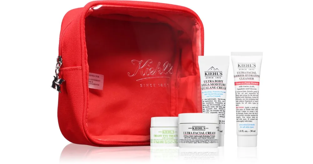 Expressz kézbesítés Kiehl‘sUltra Facial Cream ajándékszett az arcra és a szem környékére hölgyeknek