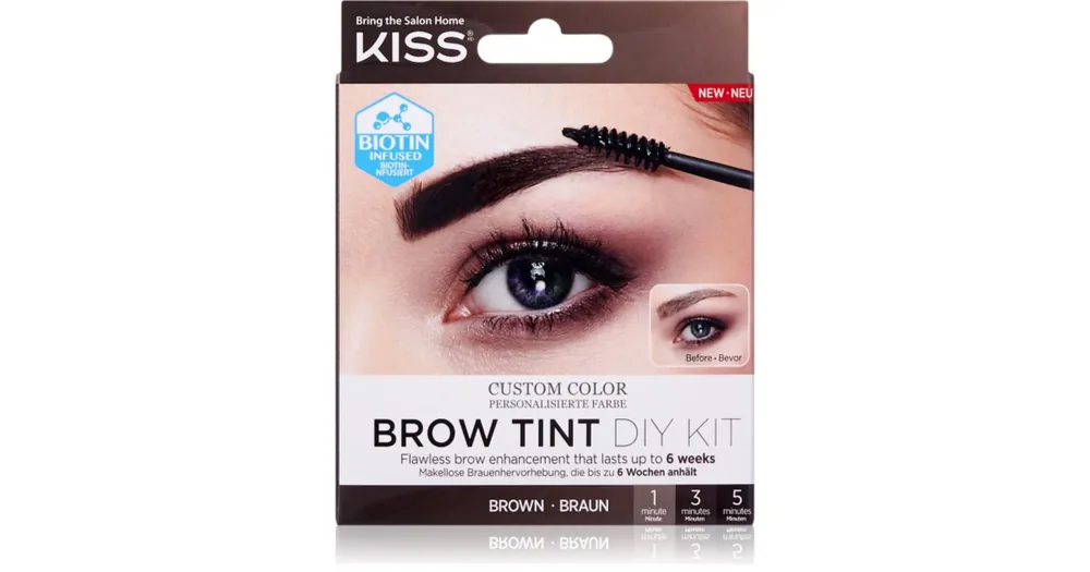 KISSBrow Tint DIY Kit szemöldökfesték Kedvezmény