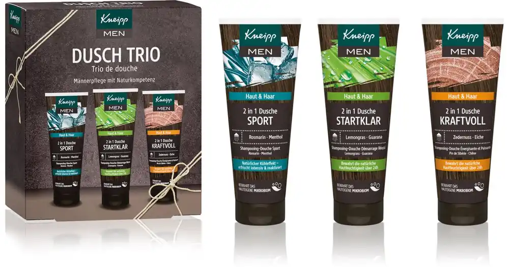 KneippMen Shower Trio ajándékszett uraknak Vásárlói kedvenc