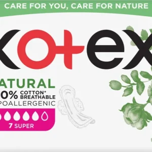 Árcsökkenés KotexNatural Super egészségügyi betétek