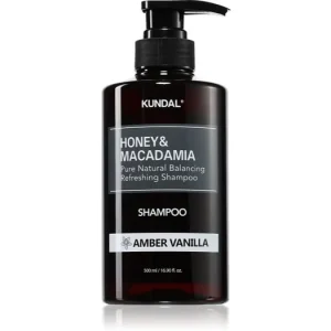 KUNDALHoney & Macadamia Amber Vanilla természetes sampon száraz és sérült hajra Legjobb ár