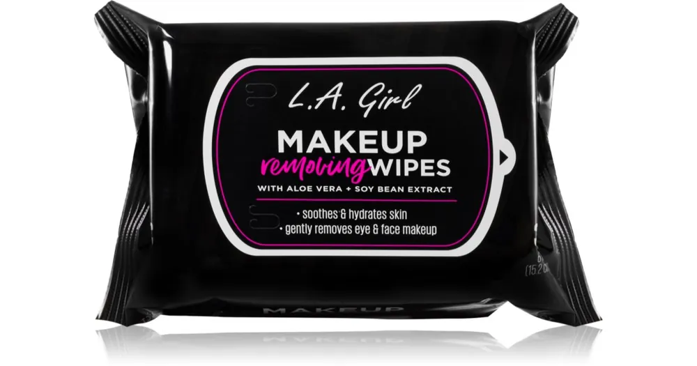 L.A. Girl CosmeticsMakeup Removing Wipes Sminkeltávolító kendők Gyors kiszállítás