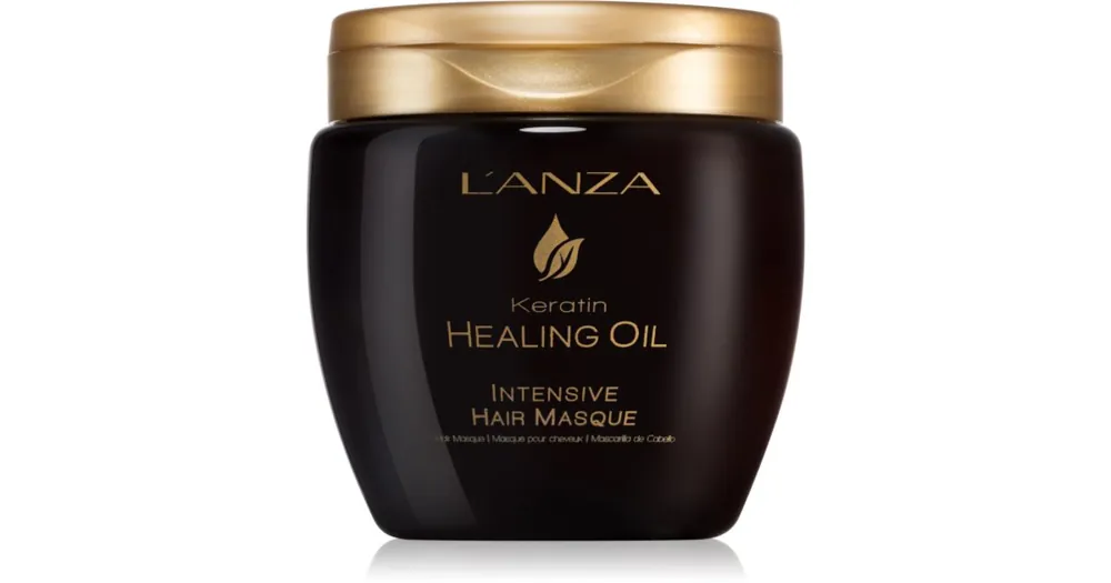 Alacsony ár L‘anzaKeratin Healing Oil Intensive Hair Masque tápláló maszk a puha és fénylő hajért