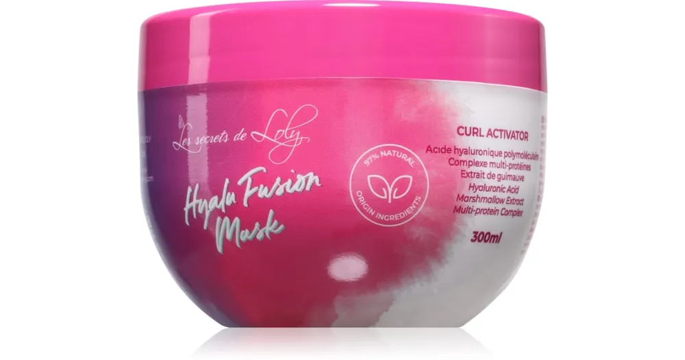 Gyors szállítás Les Secrets De LolyHyalu Fusion Mask haj maszk a loknik aktiválására