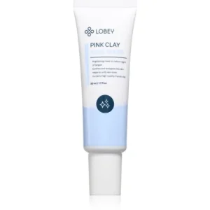 Kiárusítás LobeyPink Clay élénkítő maszk egységesíti a bőrszín tónusait
