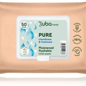 Akciós ár LubaFamily Pure nedves WC papír