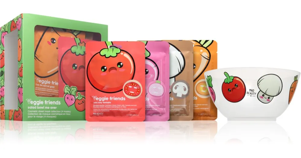 Mad BeautyVeggie Friends fátyolmaszk szett Akció