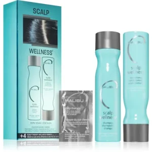 Biztonságos vásárlás Malibu CScalp Wellness Collection szett száraz fejbőrre