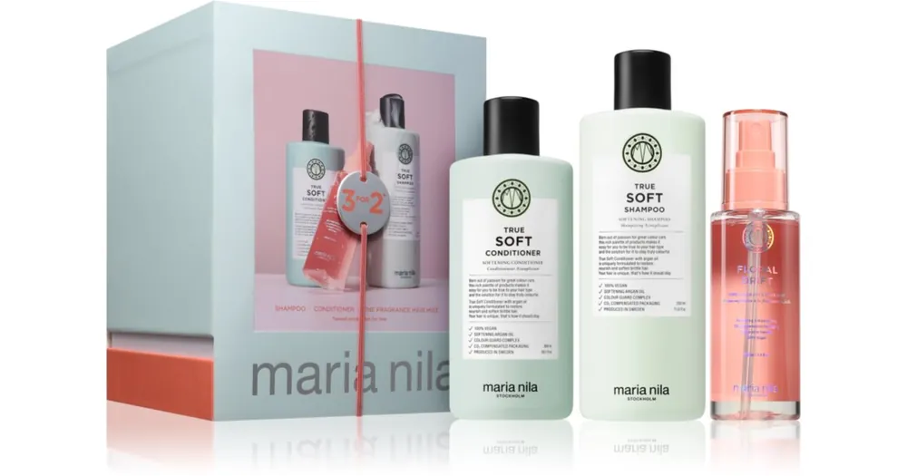 Ajánlat Maria NilaTrue Soft Holiday Box ajándékszett a hidratálásért és a fényért