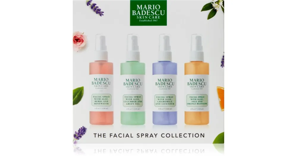 Legnépszerűbb Mario BadescuThe Facial Spray Collection arc spray ajándékszett