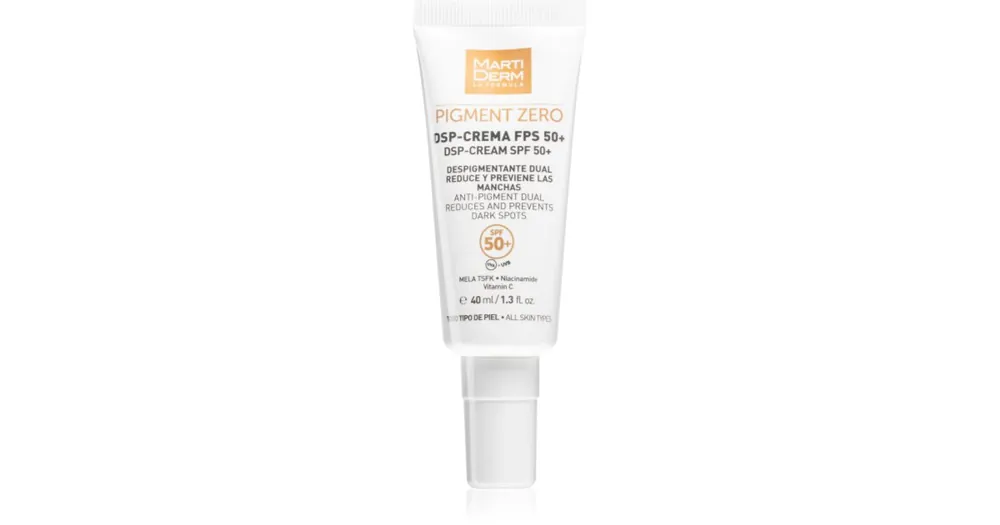 MartiDermPigment Zero DSP-Cream nappali krém a pigmentfoltok ellen SPF 50+ Vásárlói kedvenc