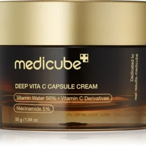 Olcsóbb medicubeDeep Vita C Capsule Cream élénkítő krém hiperpigmentációs bőrre