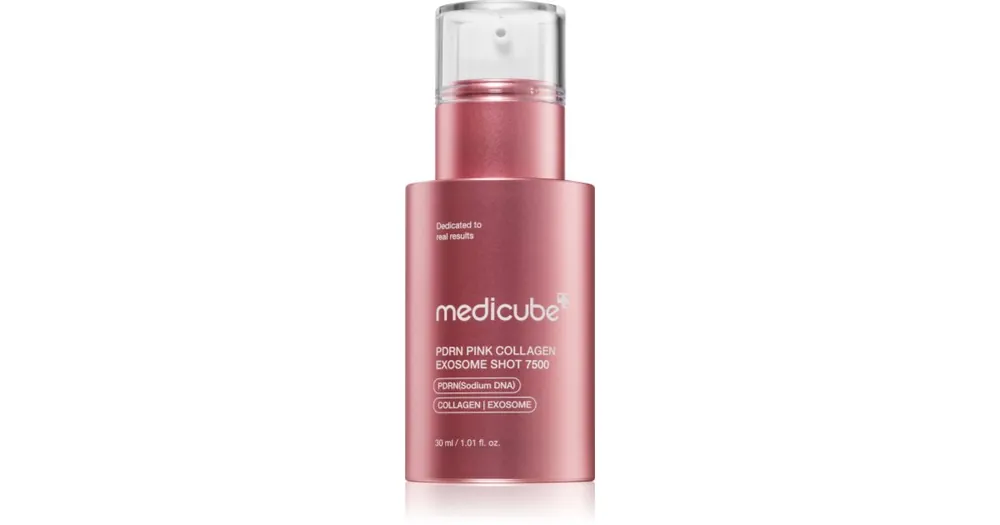 medicubePDRN Pink Exosome Shot Serum 7500 regeneráló arcszérum a bőr kisimításáért és a pórusok minimalizásáért Népszerű