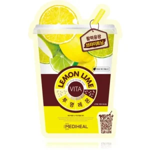 MEDIHEALVita Mask Lemon Lime fehérítő gézmaszk Szuper ajánlat