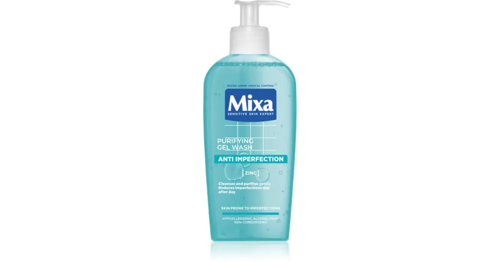 Csak ma MixaAnti-Imperfection arctisztító gél szappan hozzáadása nélkül