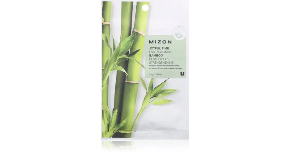 MizonJoyful Time Bamboo arcmaszk kisimító hatással Kiárusítás