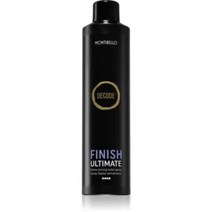 MontibelloDecode Finish Ultimate Spray Hajlakk az extra erős tartásért ellenáll a levegő nedvességének Rendeld meg most