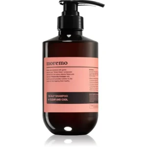 Szezonális akció moremoScalp Shampoo Clear And Cool mélyen tisztító sampon korpásodás ellen
