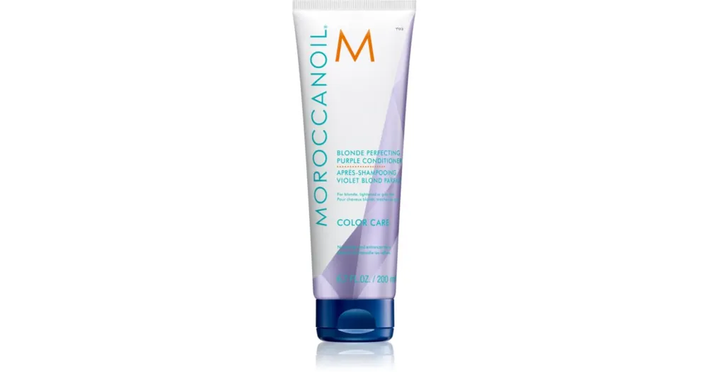 Biztonságos fizetés MoroccanoilColor Care Blonde Perfecting Purple Conditioner lila kondicionáló a szőke és melírozott hajra