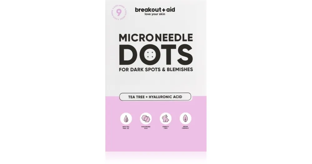 breakout + aidMicroneedle Dots helyi ápolás mikrotűkkel a pattanások utáni sötét foltokra Biztonságos fizetés