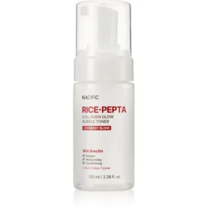 Outlet NacificRice + Pepta Collagen Glow Bubble Toner élénkítő arctonik hidratáló hatással