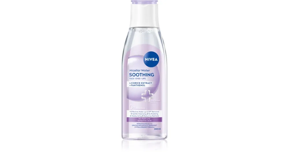 NIVEAMicellar Soothing micellás víz normál és száraz, érzékeny bőrre az érzékeny arcbőrre Azonnal elérhető
