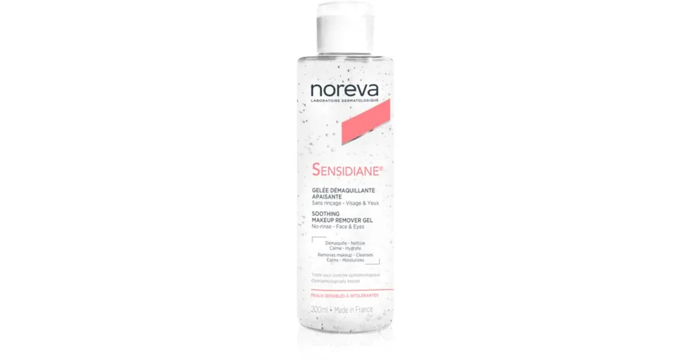 NorevaSensidiane Soothing Make-up Remover Gel arctisztító és szemfestéklemosó gél Akciós ár